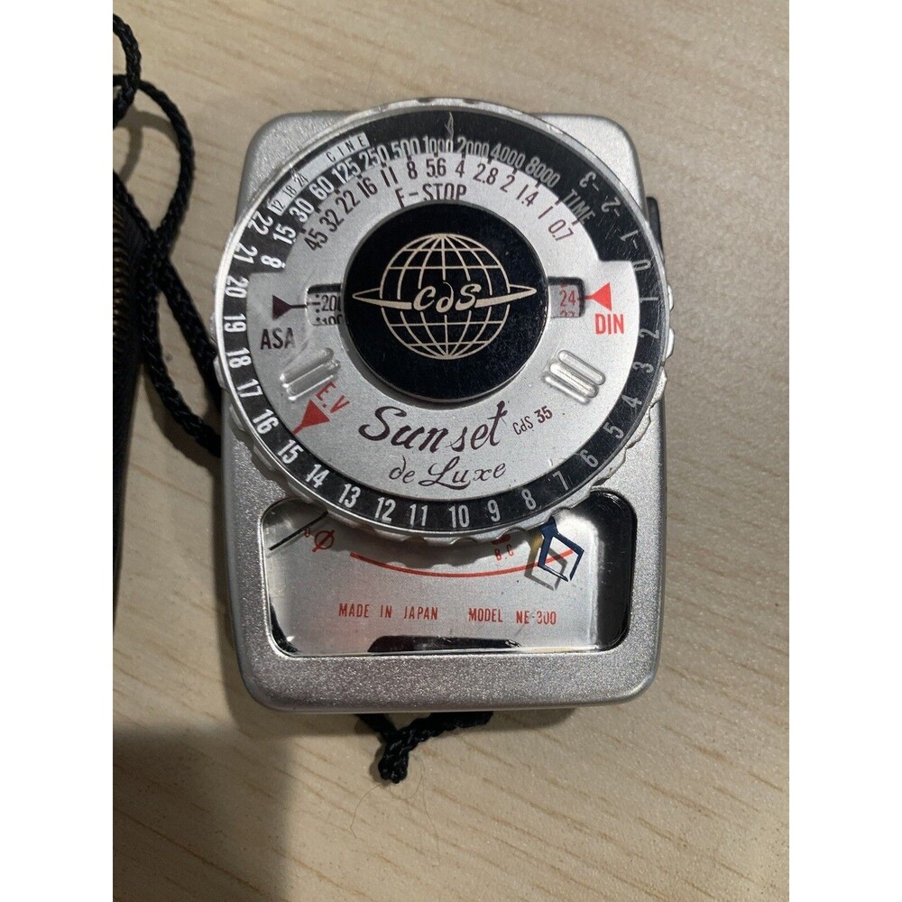 SUNSET EXPOSURE METER CdS 35 with Match Needle, Vintage, FOR PARTS ONLY
